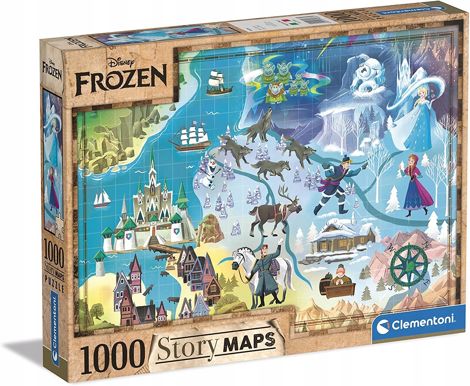 

Puzzle 1000 Disney Kraina Lodu Frozen