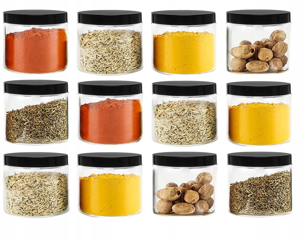 

Słoik 200ml Cz Słoiczek Pojemnik na przyprawy X12