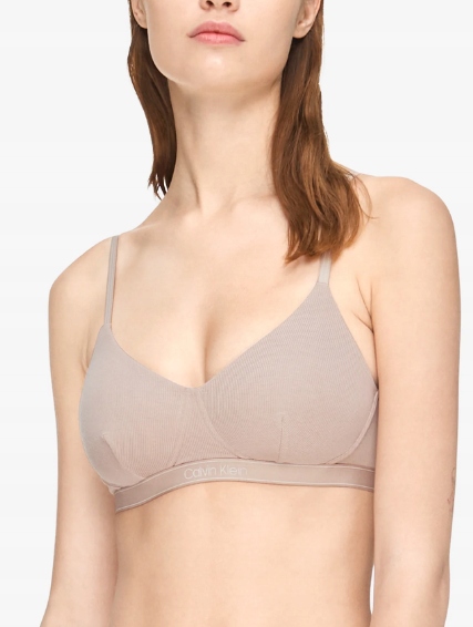Calvin Klein Podprsenka Braletka Béžová L W_a