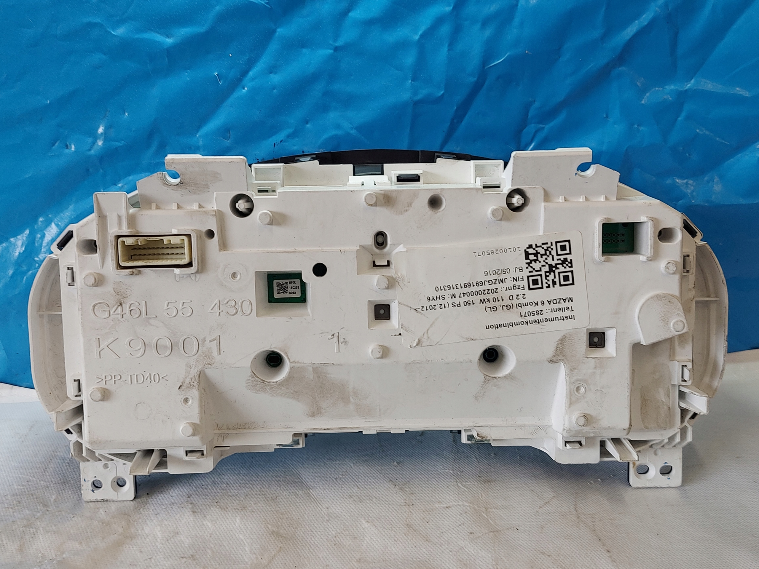 dials clock MAZDA 6 GJ 2.2 TD GMM6B