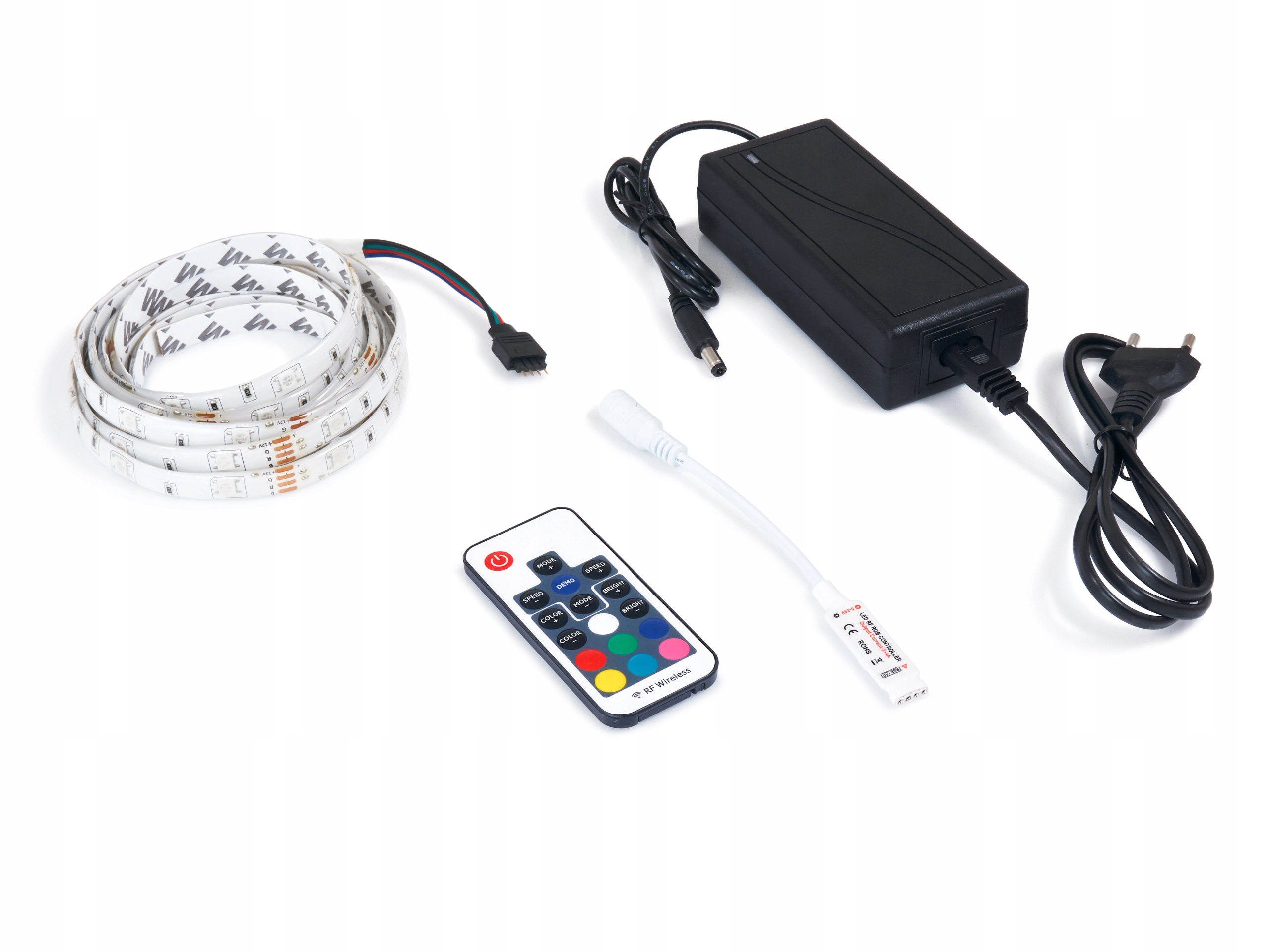 

Taśma Led Rgb Wodoodporna 5M Pilot Zasilacz