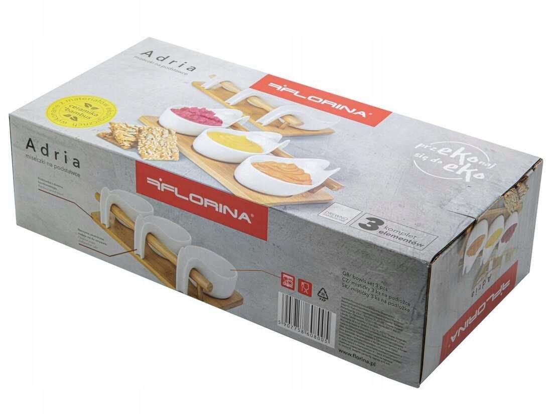 MISECZKI DO DIPÓW 3SZT. NA PODSTAWCE ADRIA FLORINA Kod producenta 2K9788