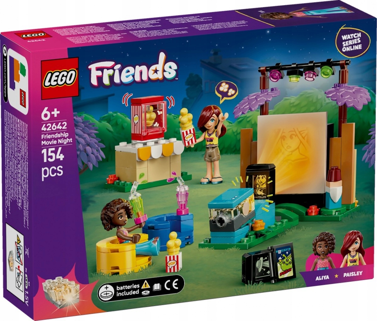 Lego stavebnice Friends 42642 Filmový maraton kamarádek
