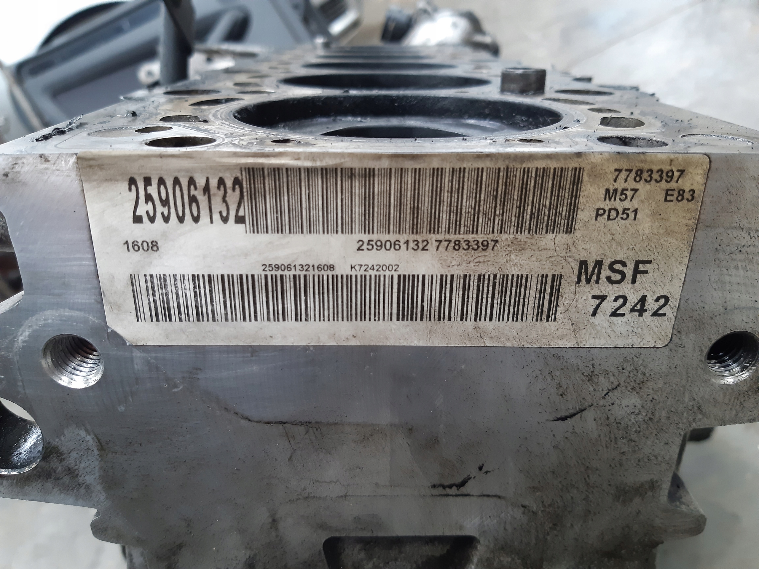 Blok Dol Motore kpl z Coppa olio 306D3 BMW X3 E83