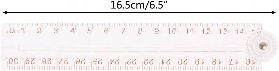 Przezroczysty akryl skadana prosta linijka Typ inny