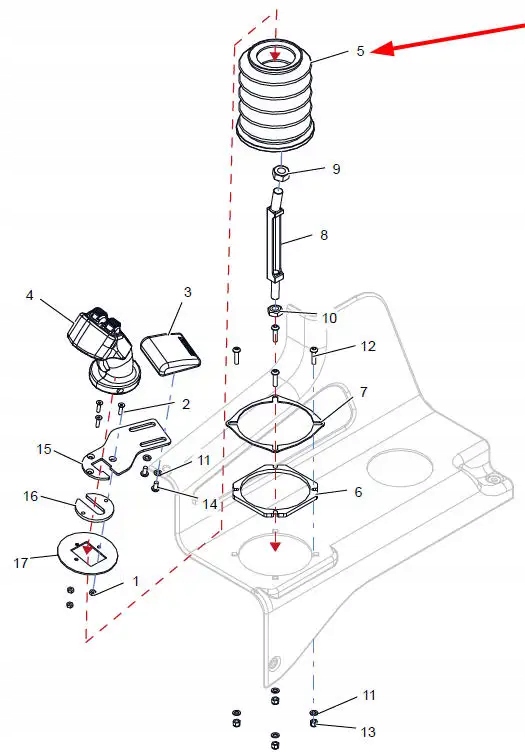 708886501 Osłona gumowa dźwigni sterującej Marka maszyny Inna