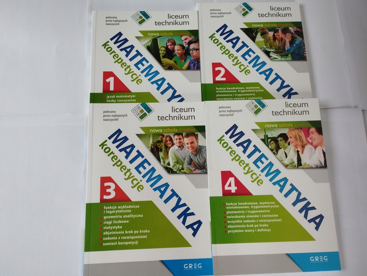 Zestaw Korepetycje Matematyka x4 Liceum Technikum