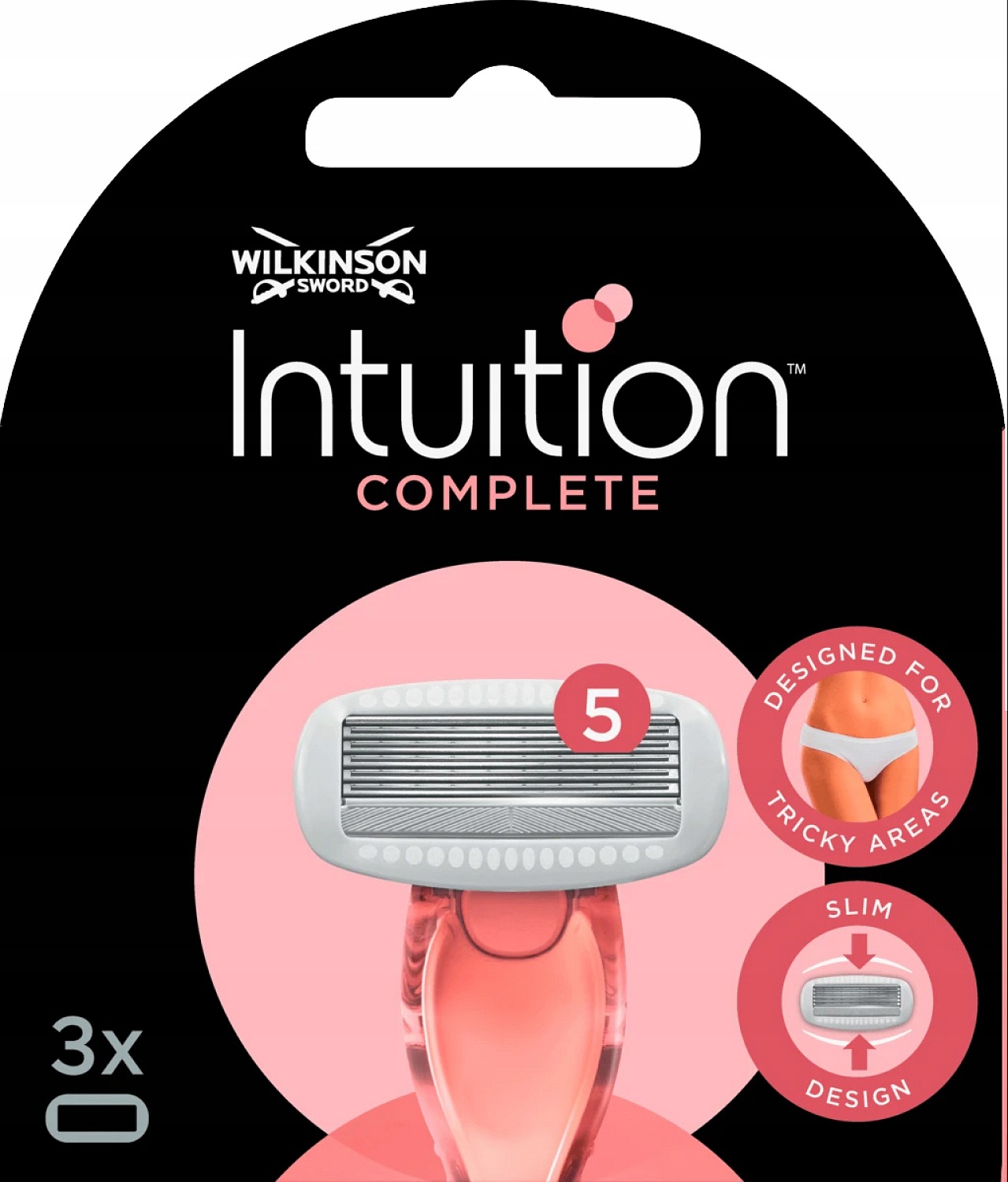 Wilkinson Sword Intuition Complete náhradní hlavice, 3 ks