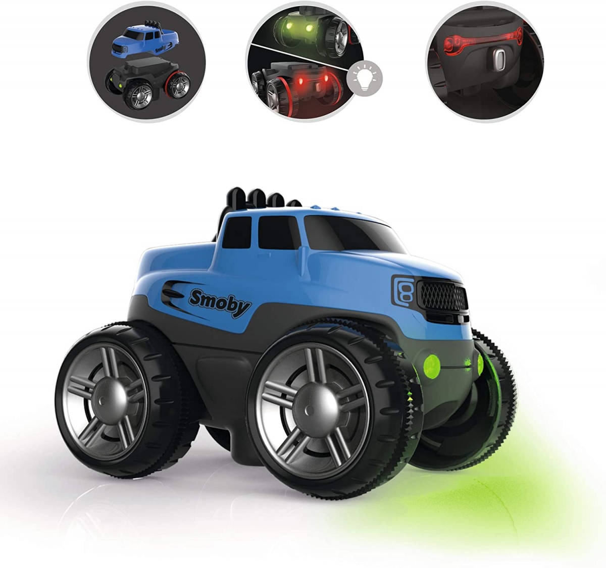 

Smoby Flextreme Samochód na Tor Niebieski światło