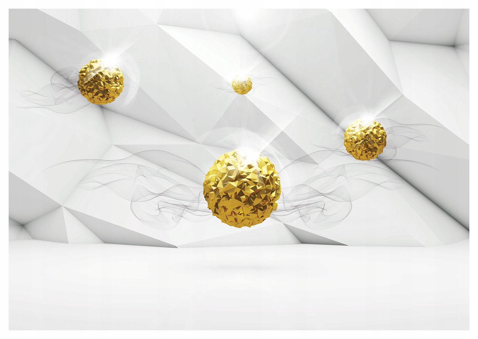 Fototapeta Zlaté sféry geometrie luxusu moderní design 400x280 lepidlo