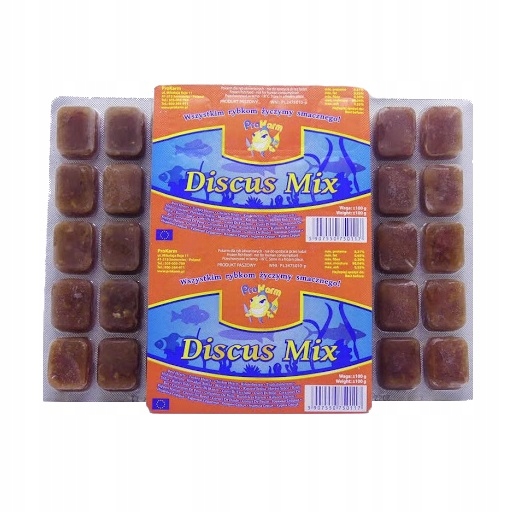 ProKarm Discus Mix mrożony - blister 100g • Cena, Opinie - Allegro