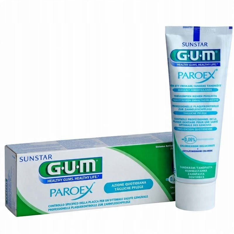 

Gum Sunstar Paroex 0,06% Chx pasta do zębów Dziąsł