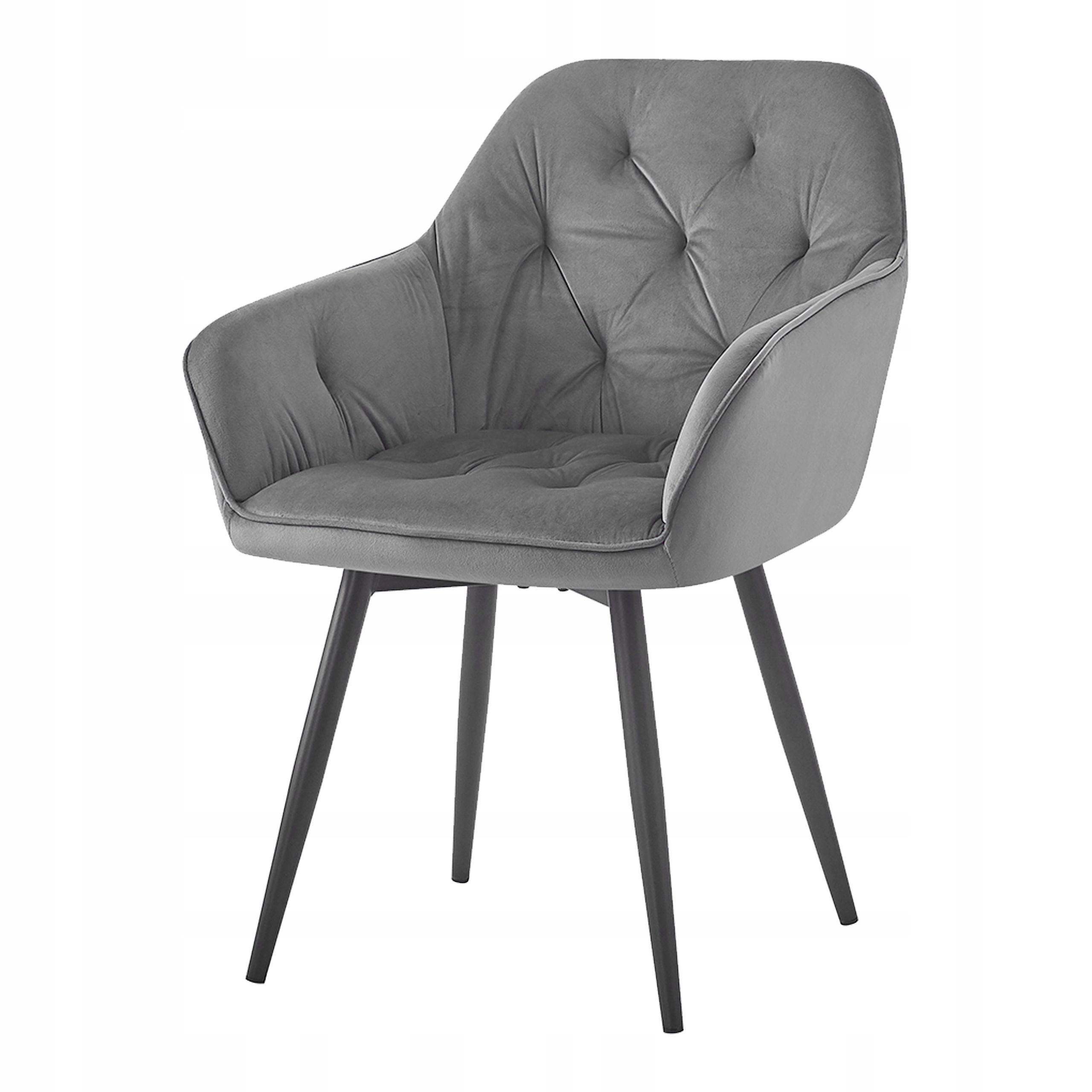 KRZESŁO TAPICEROWANE OBROTOWE 360 WELUROWE SALON JADALNIA JULIA KO202 SZAR