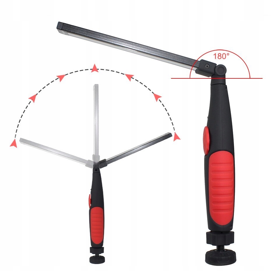 Svítilna Dílenská Lampa Cob Led Magnet Usb Hák