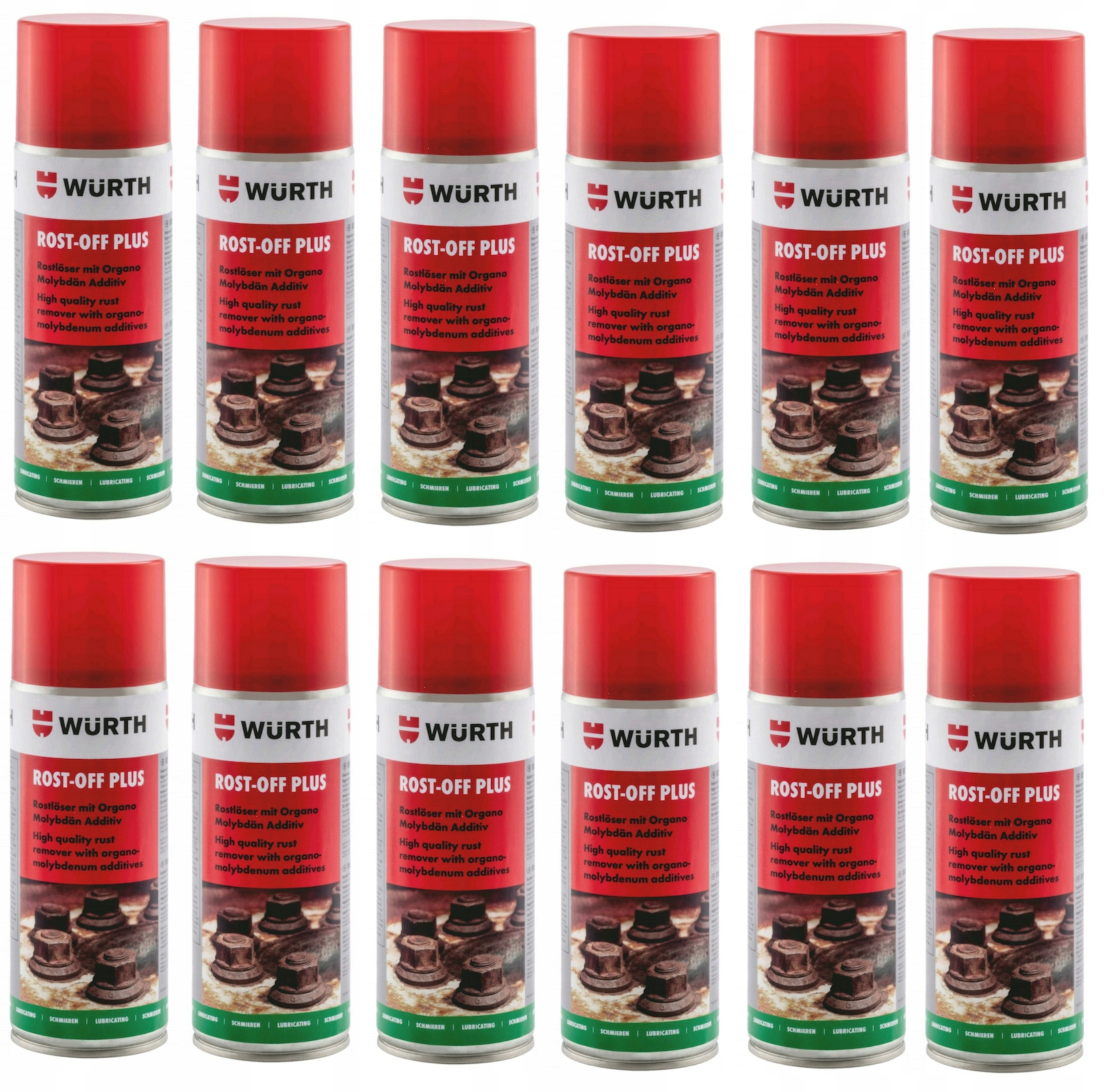 WURTH Odrdzewiacz Rost Off Plus DUZY 400ml 12SZT
