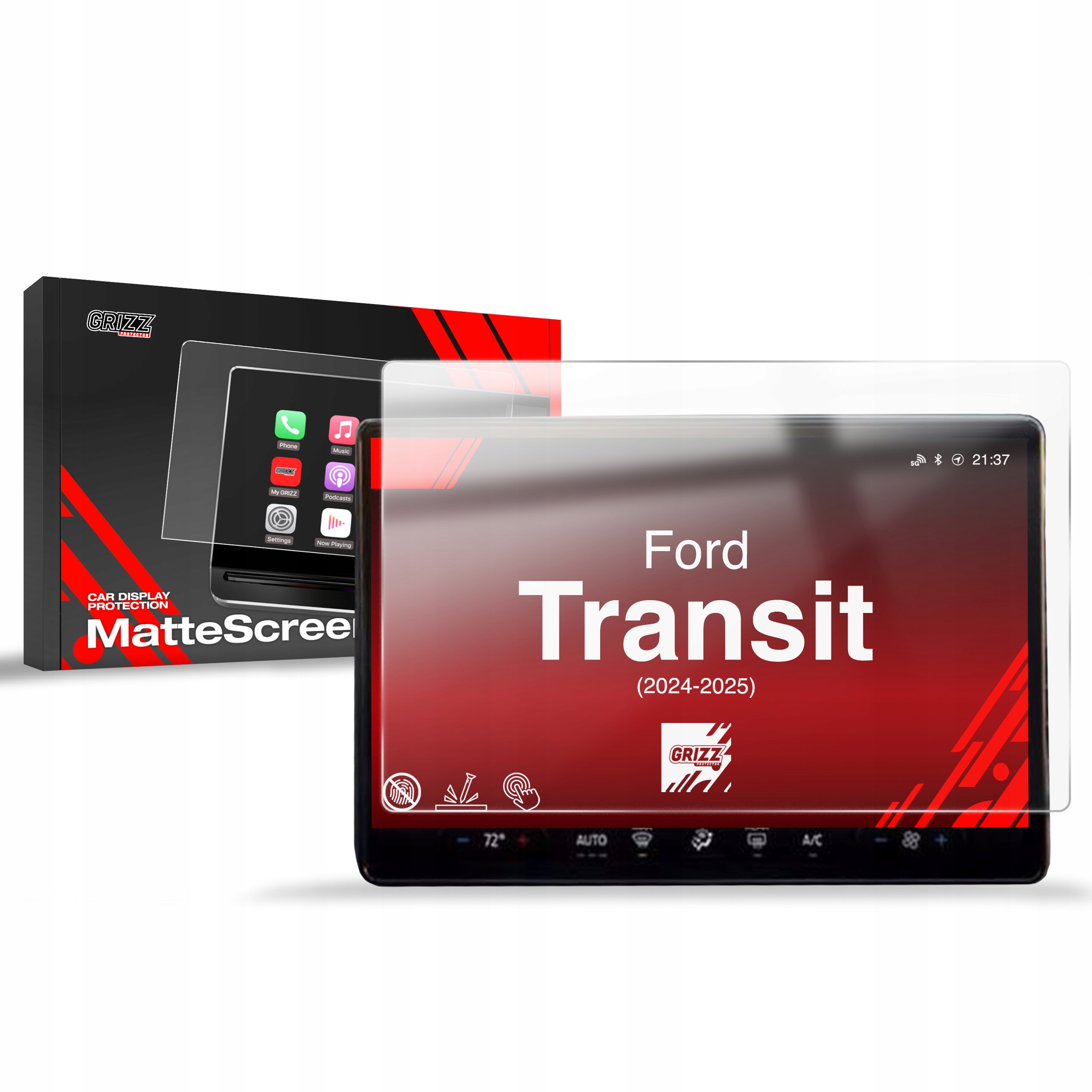 Fólie na displej (matná), Ford Transit, 2024- , Display 12"