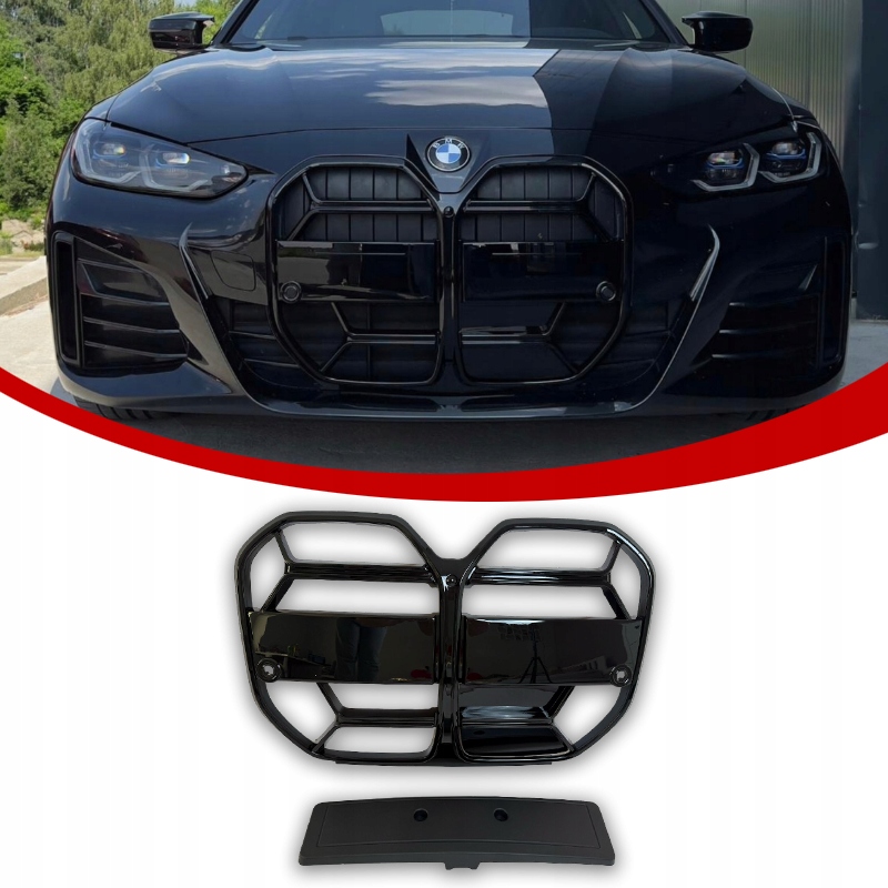 Bmw G26 Gran Coupe Přední Gril Atrapa Chladiče Cs Vzhled Černý Lesk