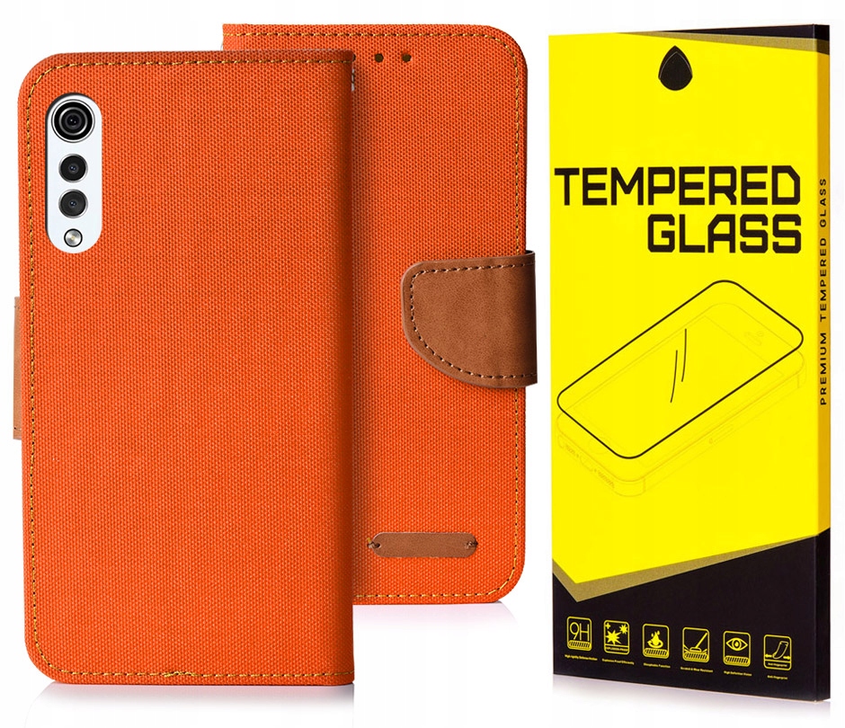 

Etui Portfel Canvas Do Lg Velvet Szkło 9H