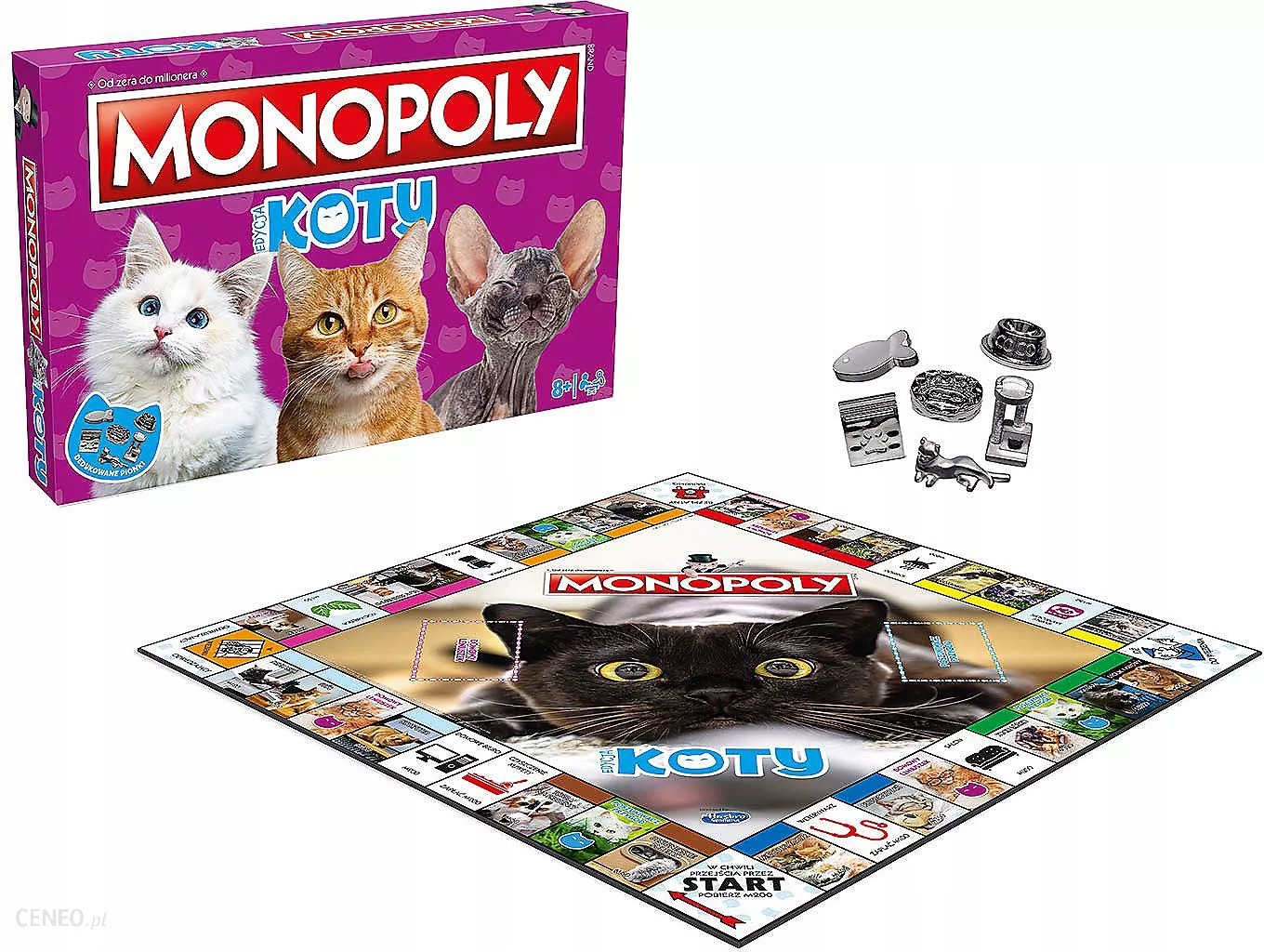 Gra planszowa MONOPOLY Winning Moves Koty