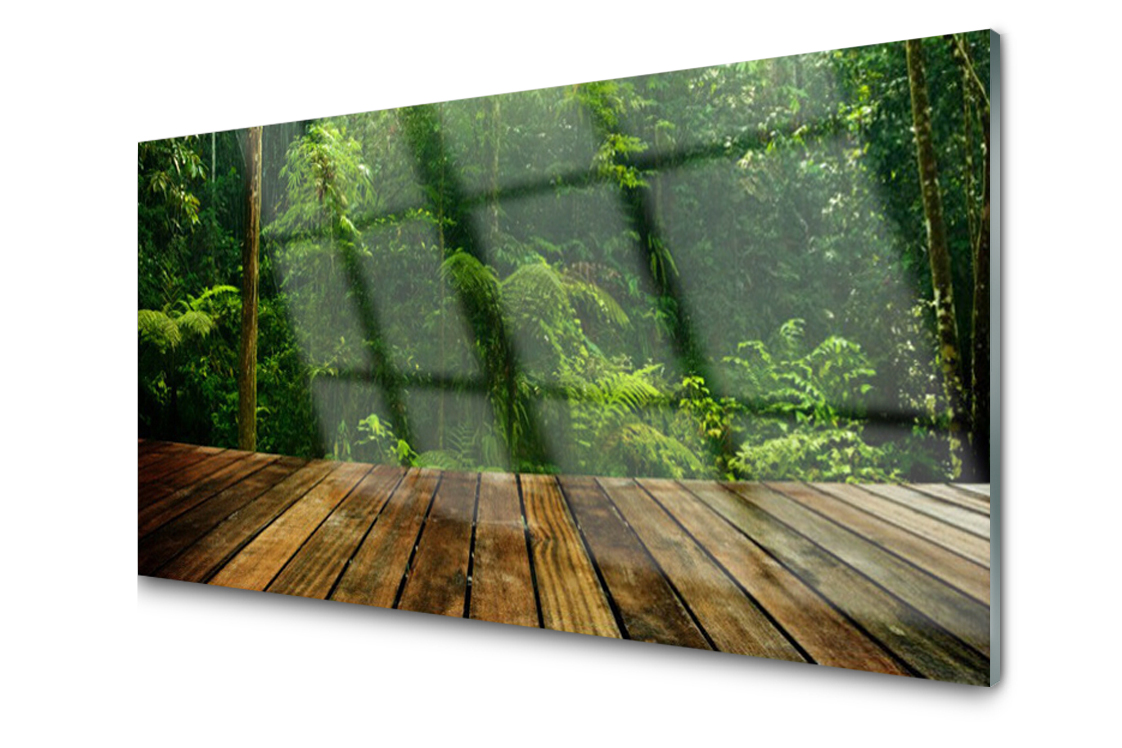 

Panel szklany dekor Las Dekor 140x70 + Klej