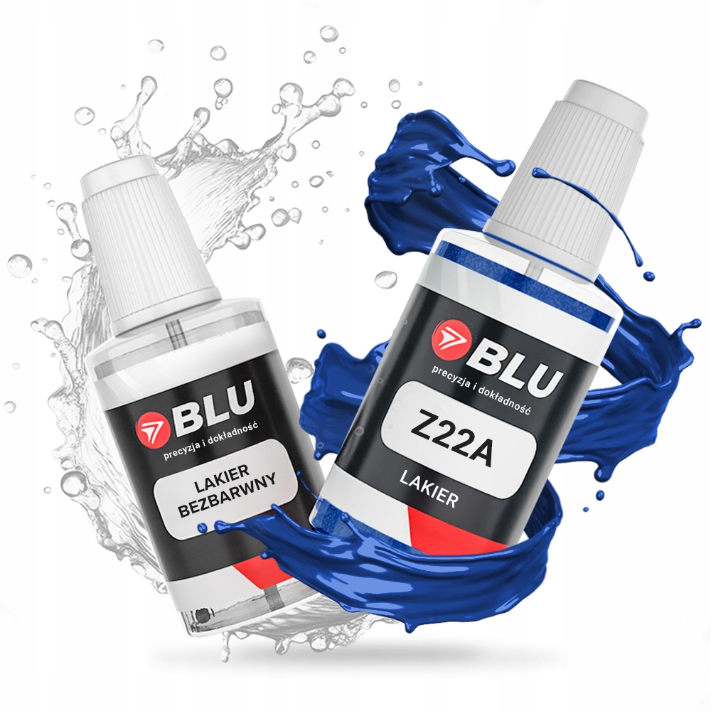 Lakier zaprawka samochodowa Z22A Klar niebieski geuwaterworld do Opel Blu