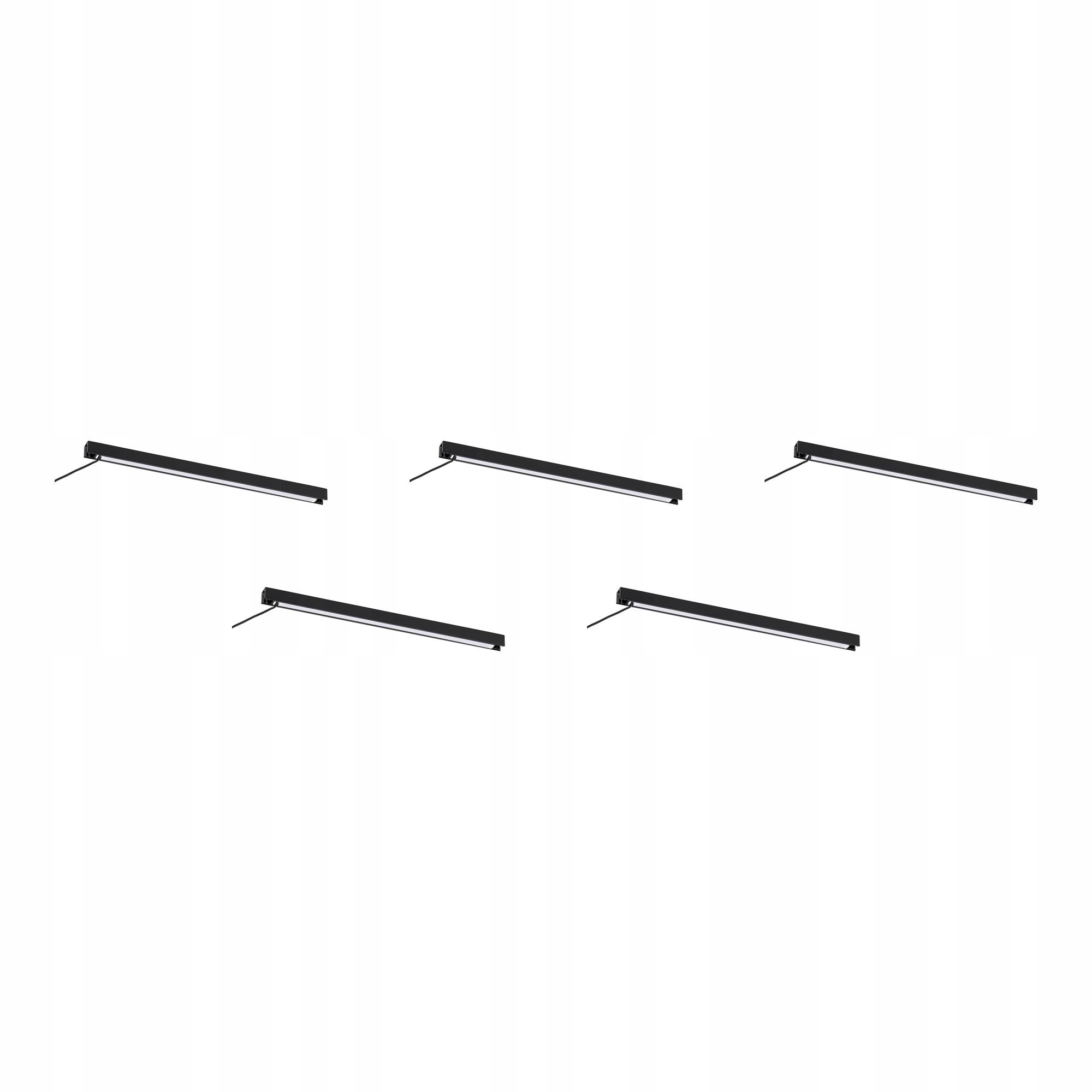 5 ks Led pásek do koupelny zatemňující antracit 40 cm Silverglans