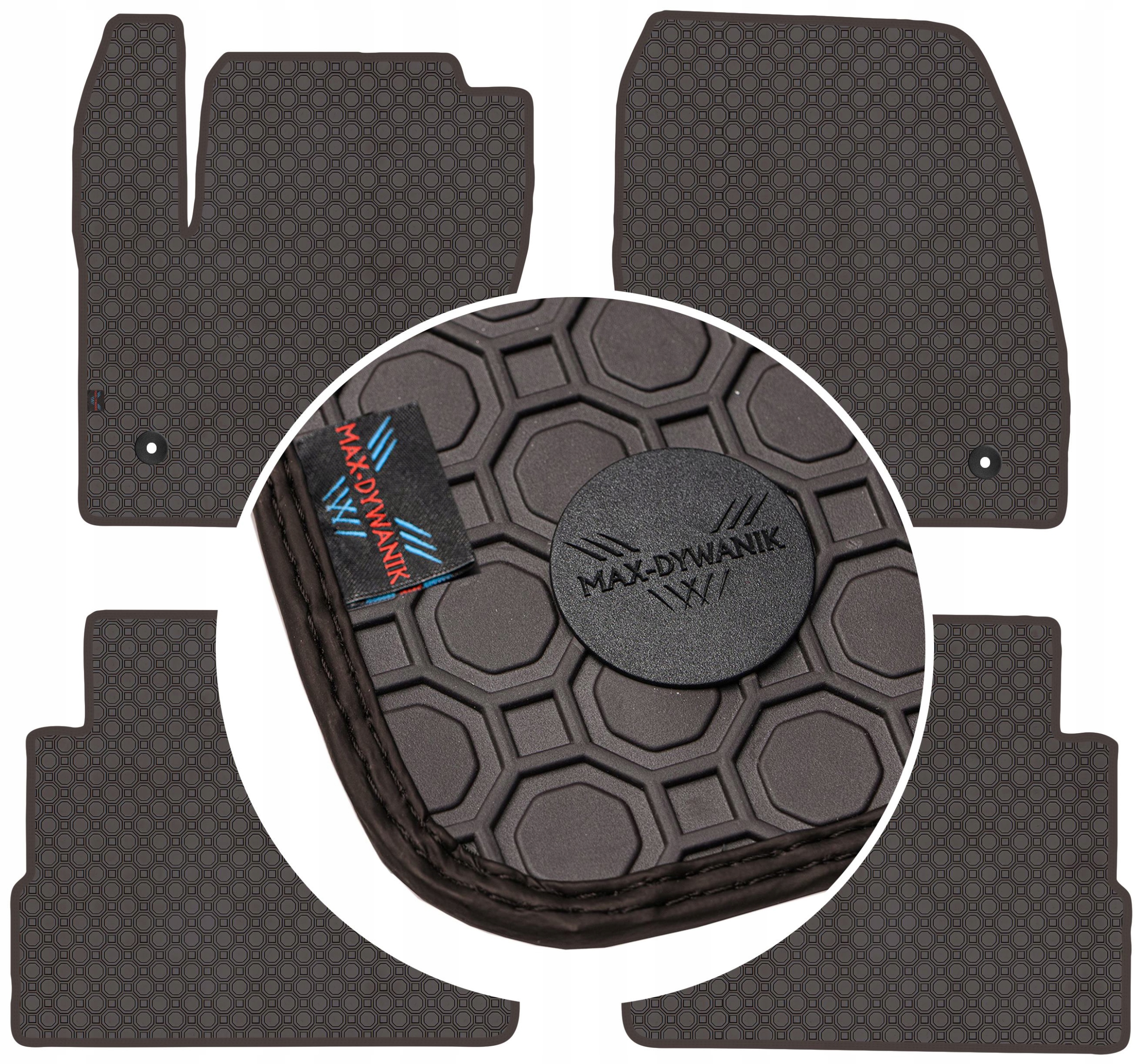 Ford Kuga II 2012-2019 Koberce Hnědé