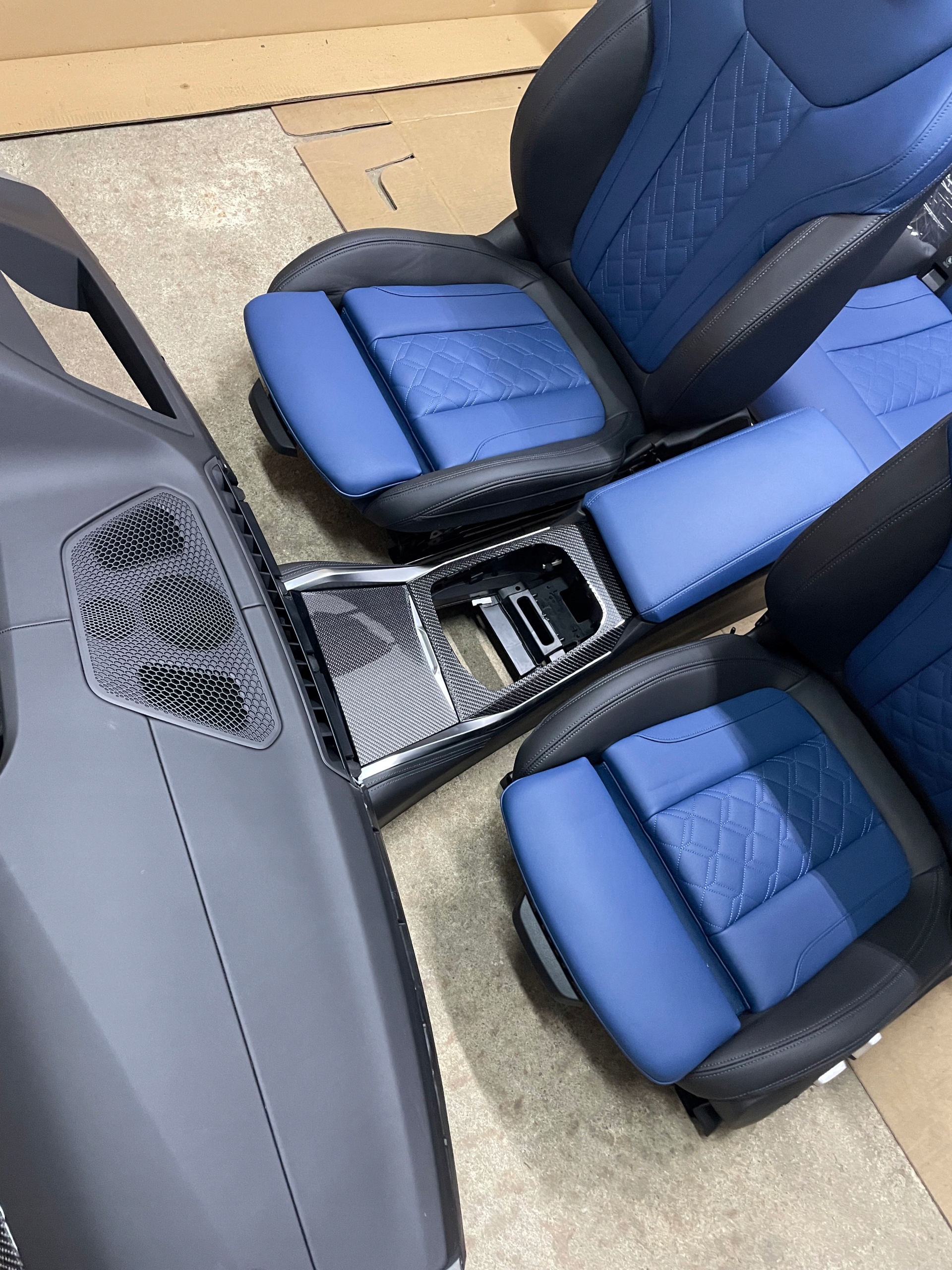 seats console leather NAPPA INDIVIDUAL CARBON BMW 4 G22