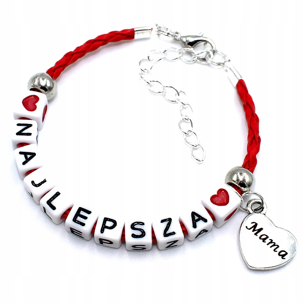 

Bransoletka Serce Mama Dzien Matki Mamy Na Prezent