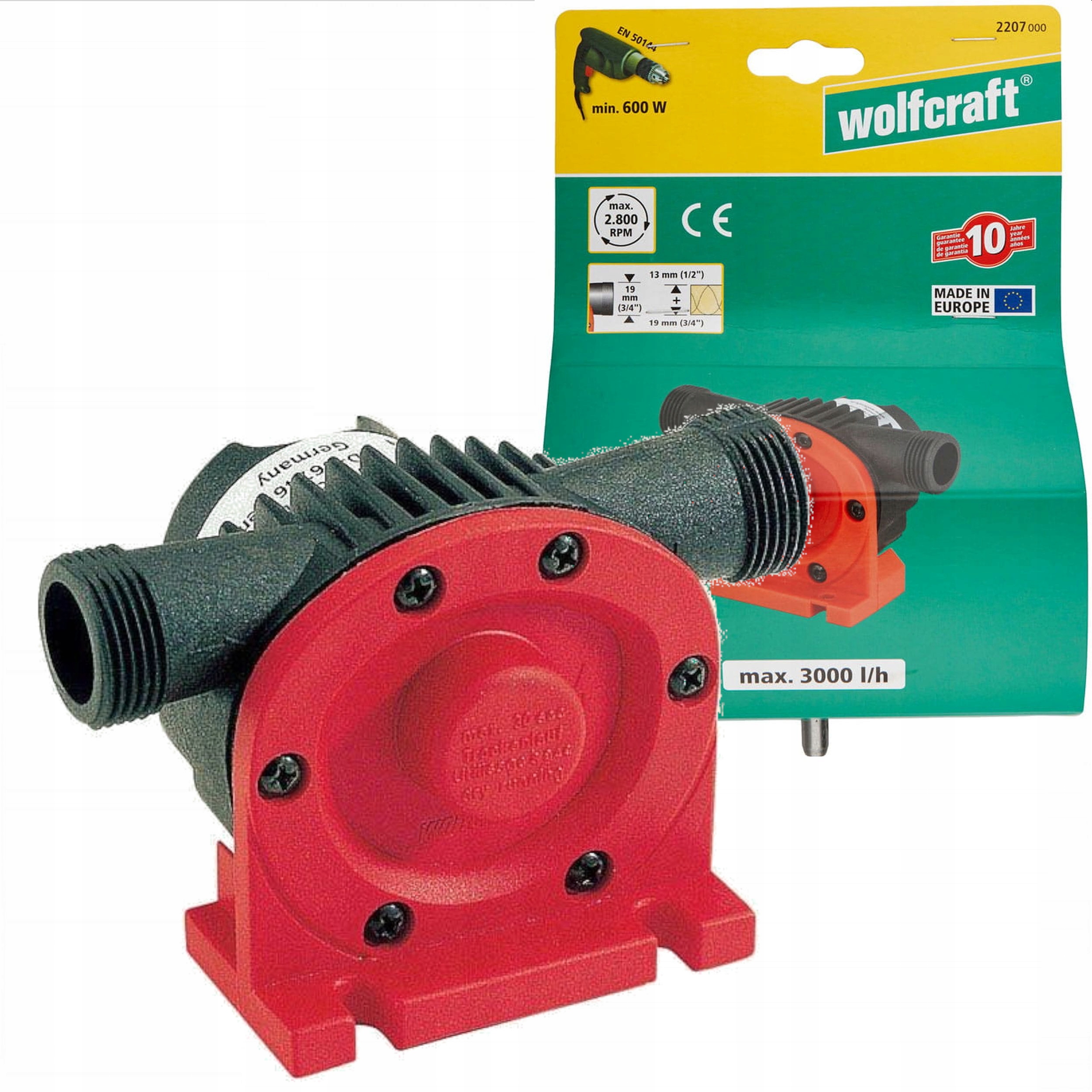 

Wolfcraft Pompa na wiertarkę 2207000