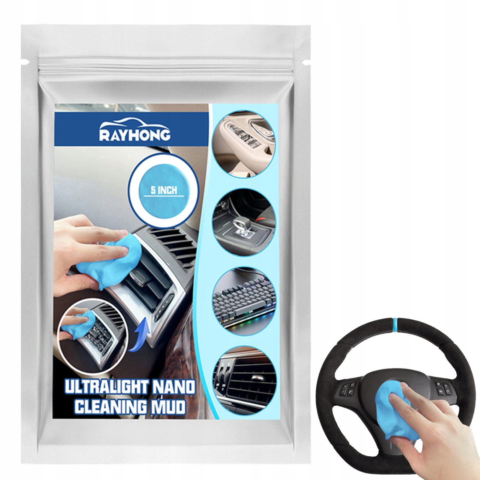 Чистячий гель для деталей автомобіля Putty Car