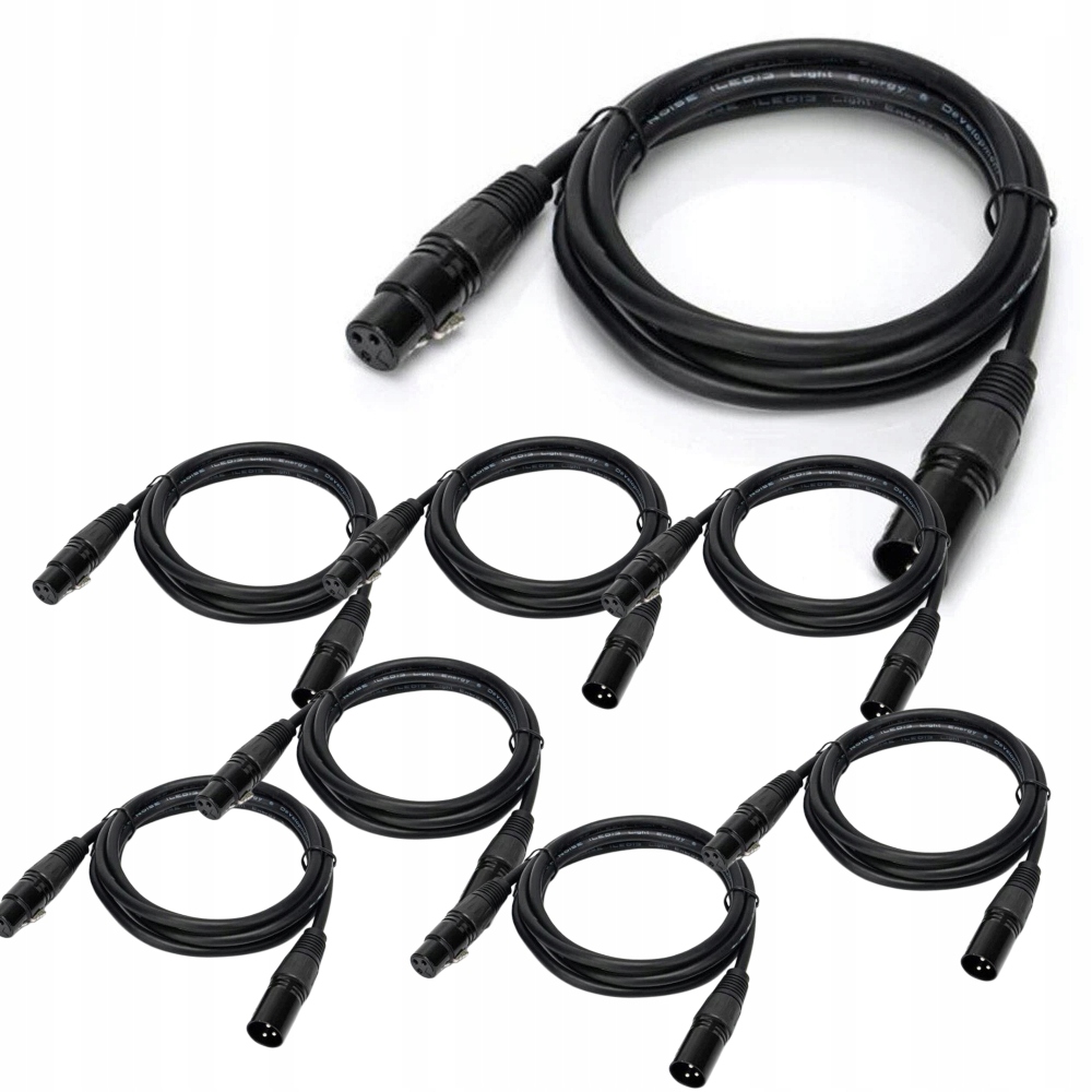 Xlr Mikrofonový Kabel Konzole Zesilovače Kamery Reproduktorů 1 m