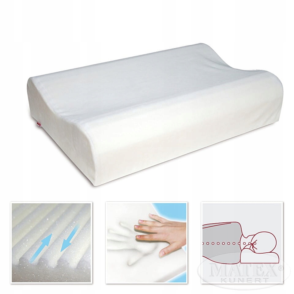 Poduszka profilowana ortopedyczna Alfa 50x33x10