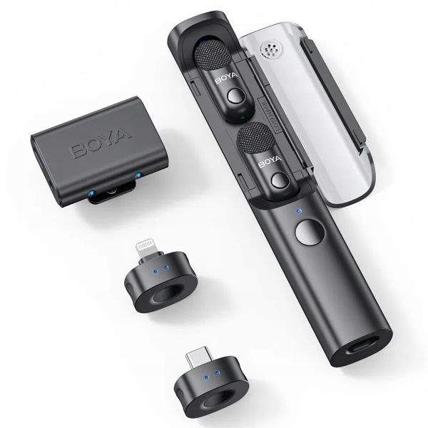 Mini system mikrofonów Boya Magic 02 Usb-c, 3,5 mm, Lightning