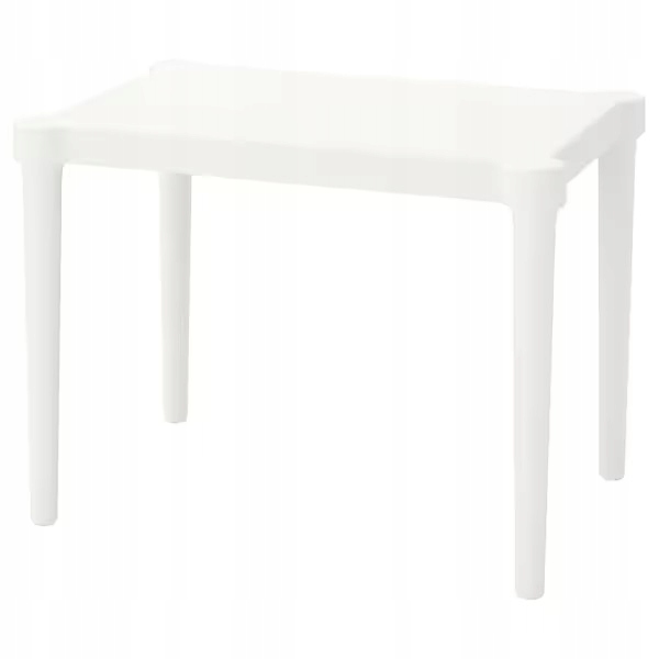 

Ikea Utter stolik dziecięcy biały 58x42 cm wew/zew