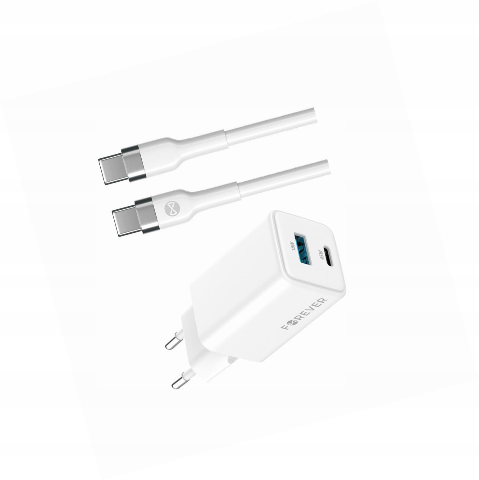 Szybka ładowarka GaN 45W 2 wejścia z kablem 2m do Redmi A3 4G (global)
