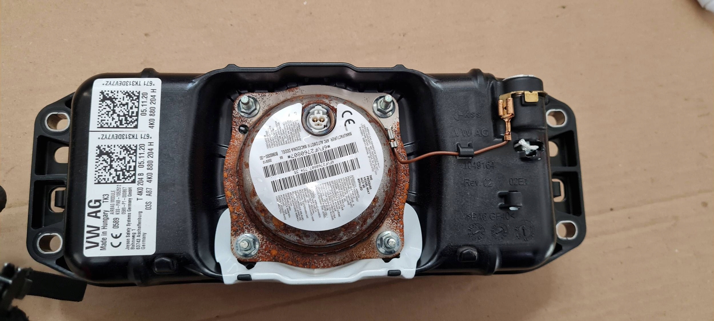A6 C8 4K passenger airbag airbag right original 4K0880204H
