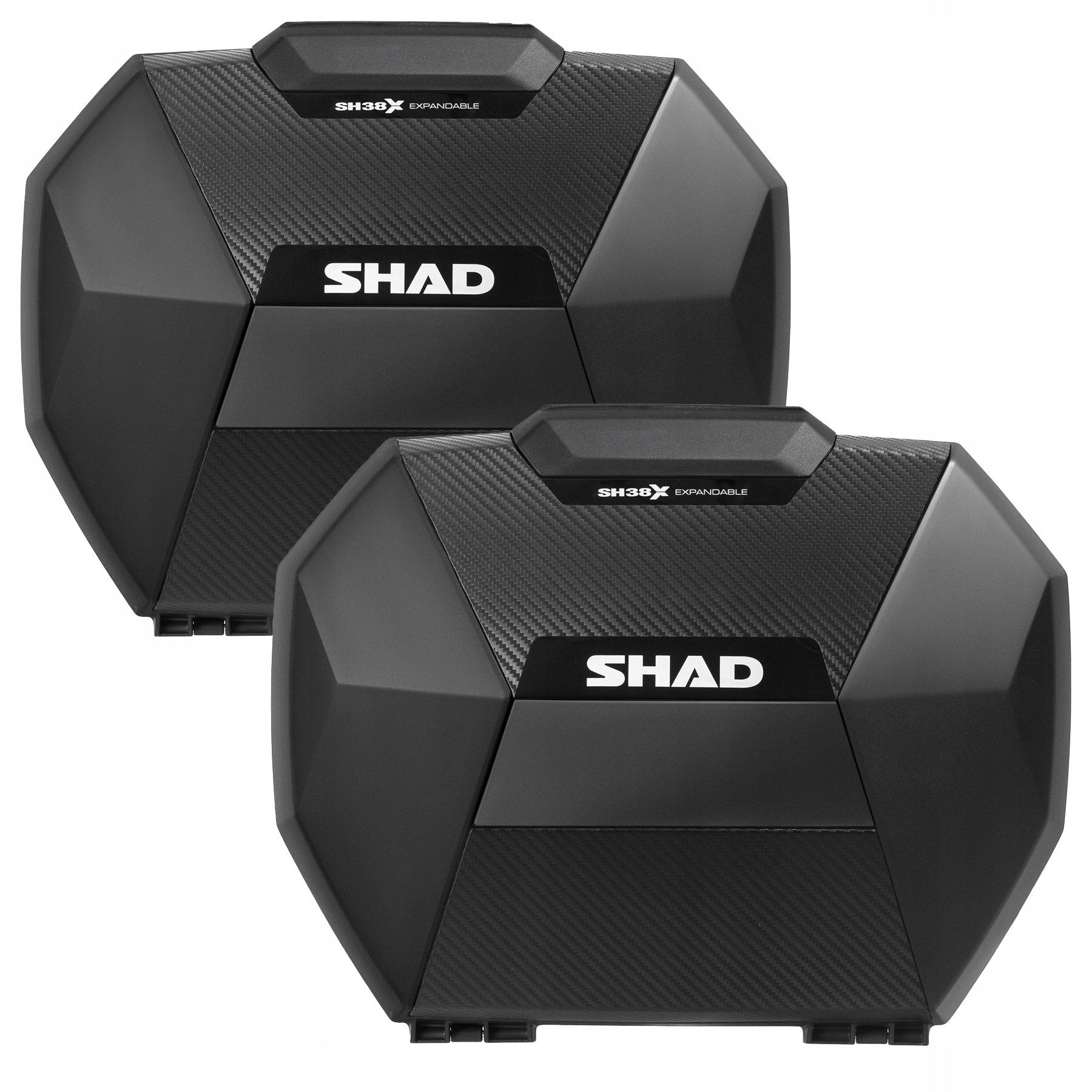 Motocyklový Kufer Shad SH38X Bočný 2 Kusy 2x58L Carbon Sakwy