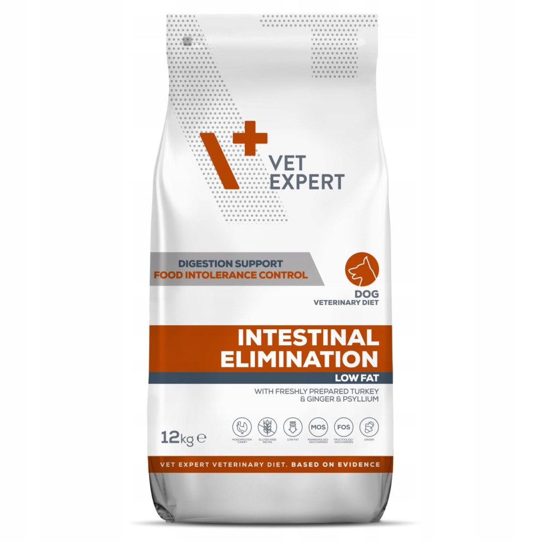 Vet Expert Intestinal Elimination suché Krmivo pro psy Krůta 12 kg Trávení
