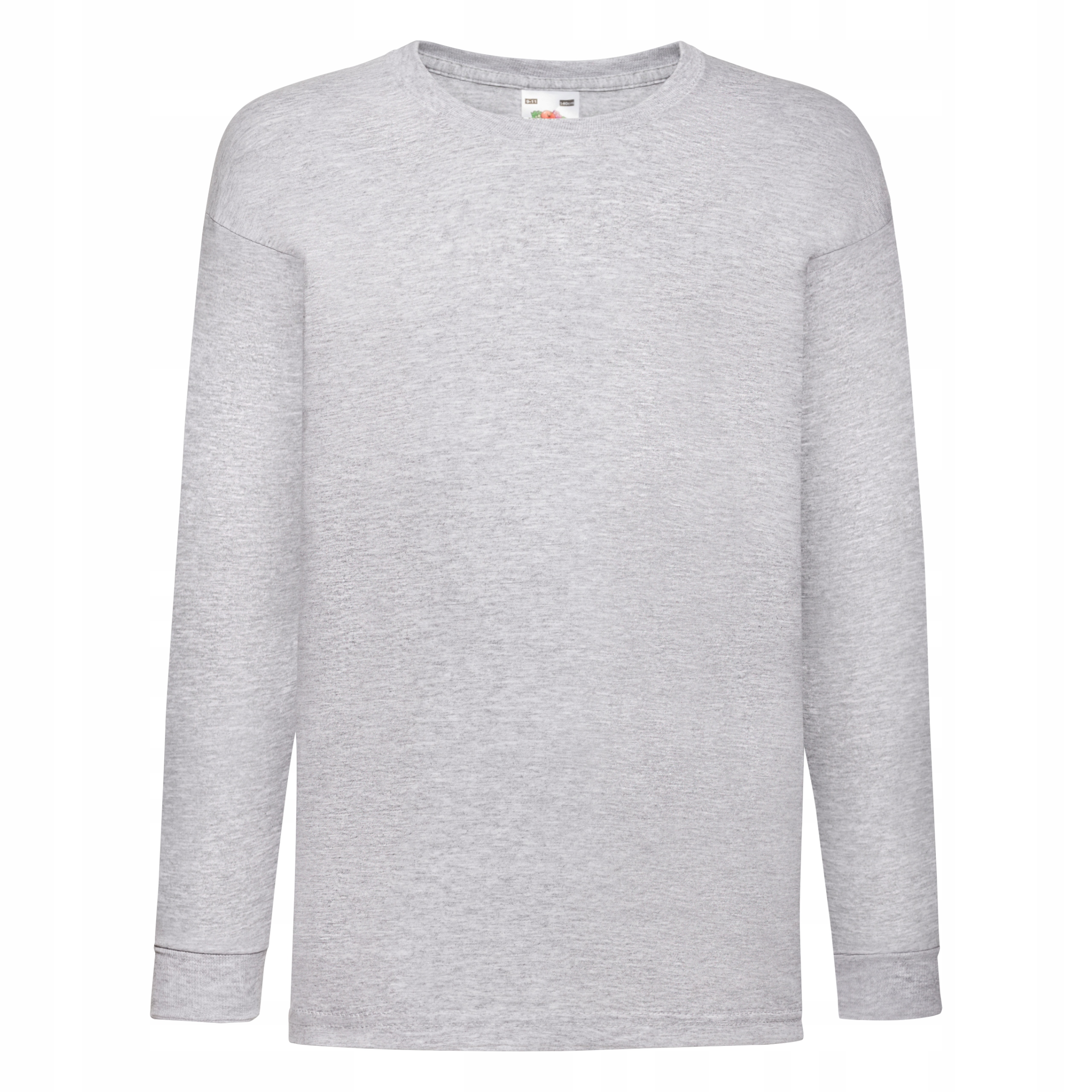 

Koszulka z długim rękawem Fruit Heather Grey 12-13