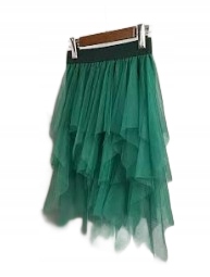 MD sukně tyl Maxi *** Lahvově Zelená Barva