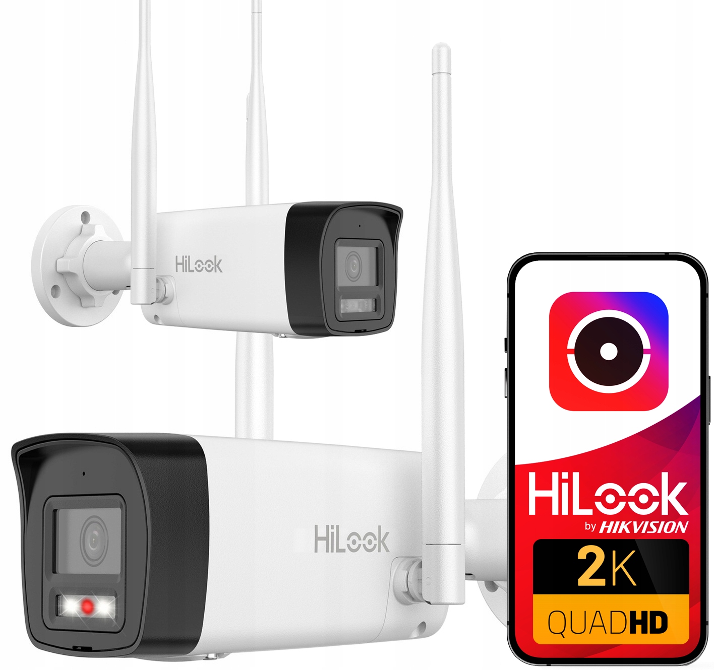 Venkovní WiFi kamera HiLook by Hikvision WIFICAM-B4 4MPx s EasyLink