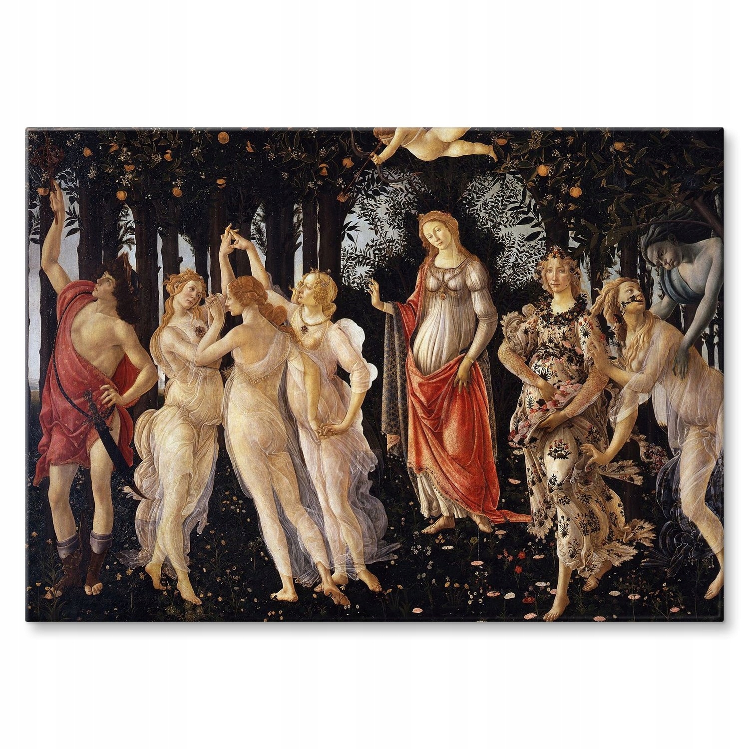 Kovový plakát Spring Sandro Botticelli Dárek 22 x 31 cm