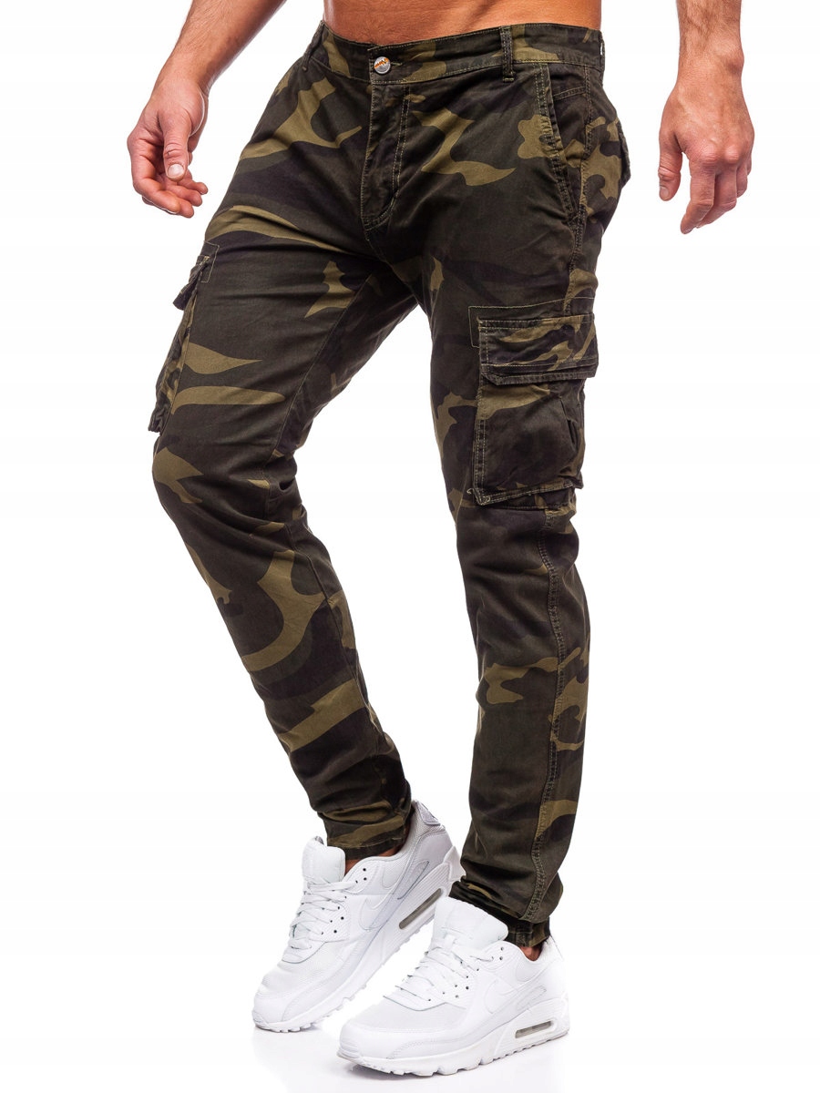 

Spodnie Jeansowe Moro Zielone Z811 Denley_l