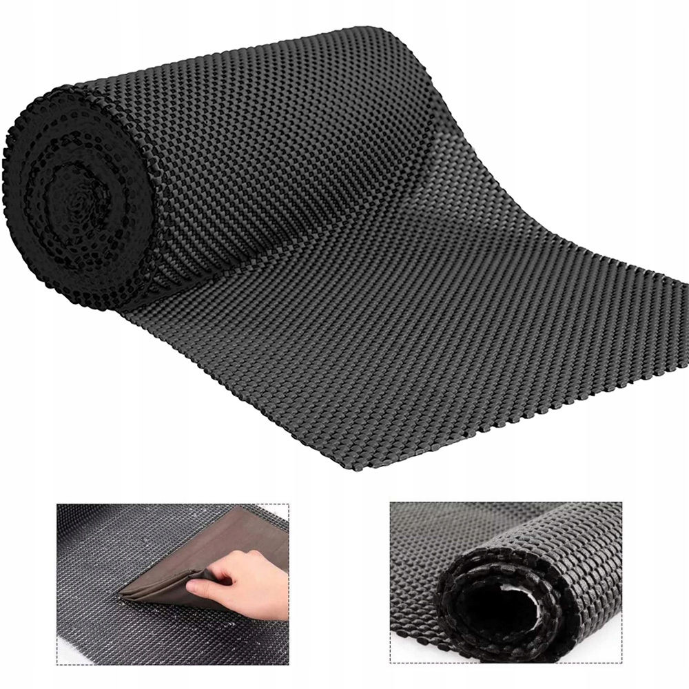 Prostiskluzová Podložka 300 x 150 cm pro zásuvky skříněk Černá