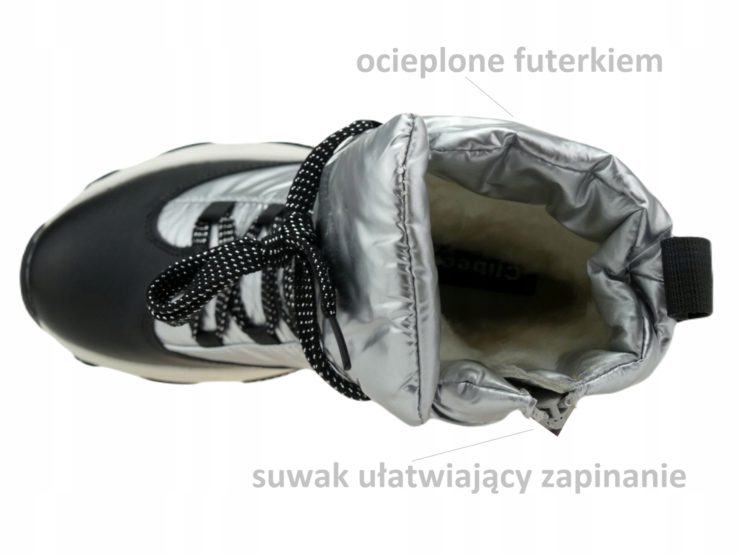 BUTY ZIMOWE DZIEWCZĘCE OCIEPLANE ŚNIEGOWCE 33 Płeć dziewczynki