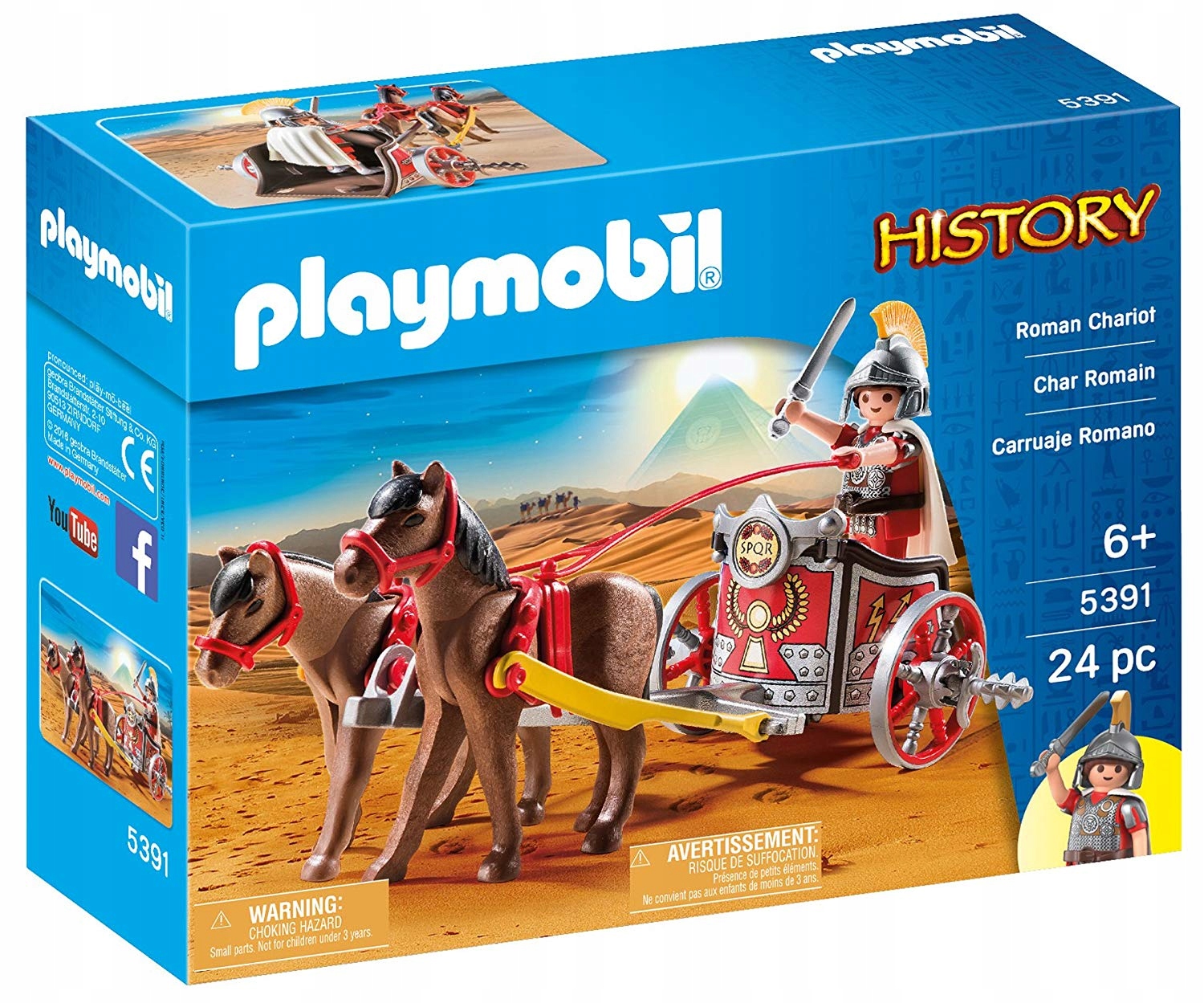 

Playmobil History 5391 Rzymski Rydwan