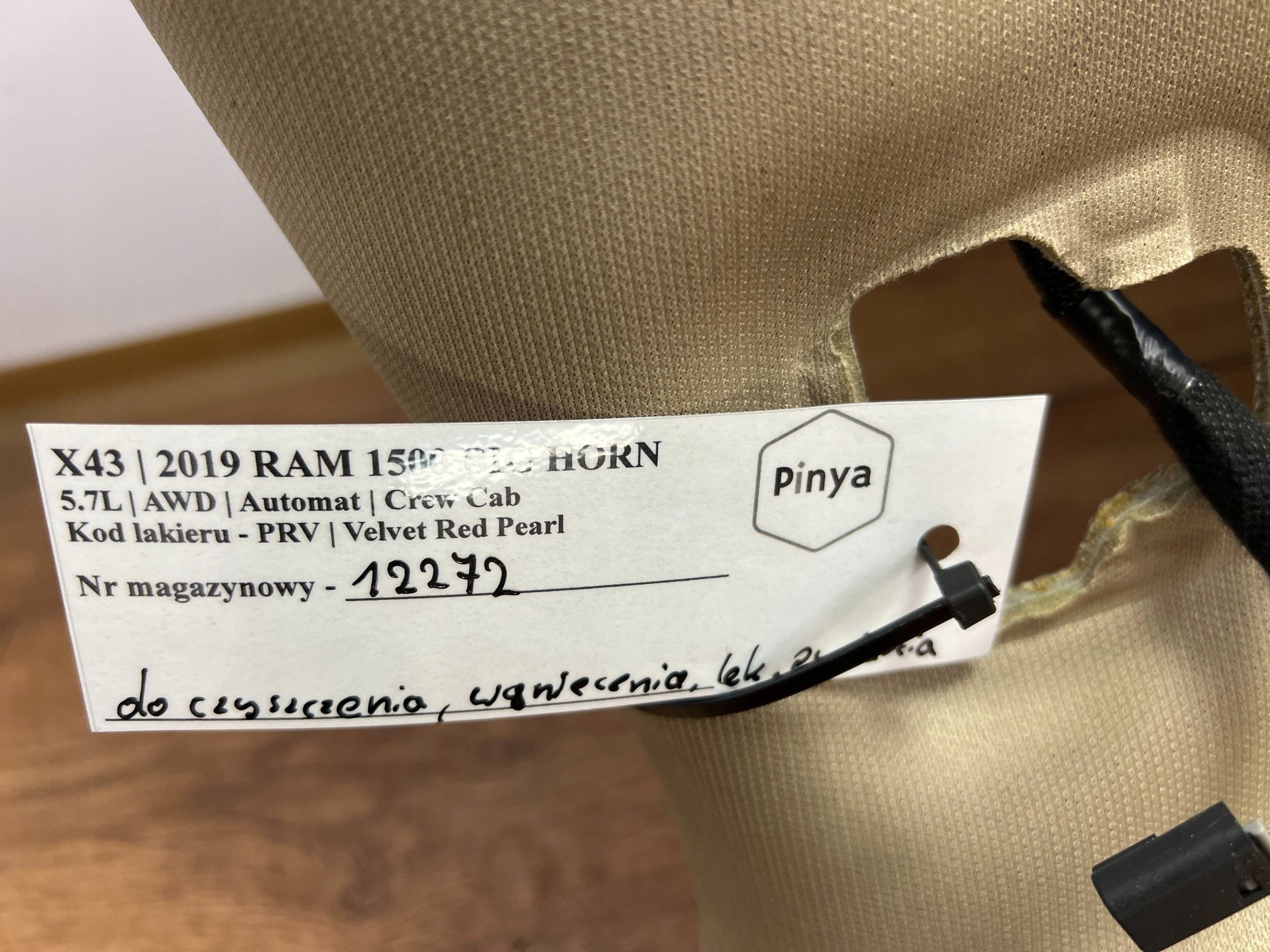 CIELO INTERNO Ram 1500 CrewCab 2019+