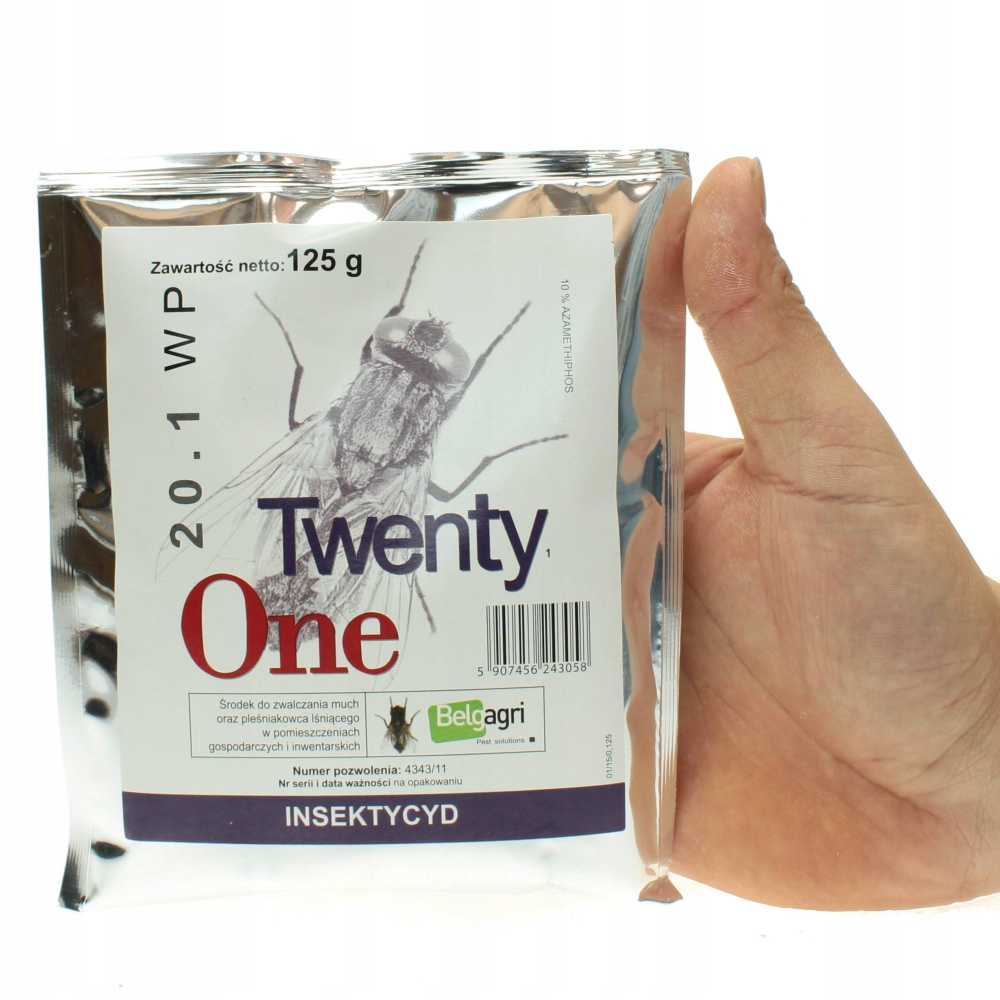 TWENTY ONE ŚRODEK OPRYSK PREPARAT NA MUCHY PLEŚNIAKOWCE LŚNIĄCE 125G Producent Fregata