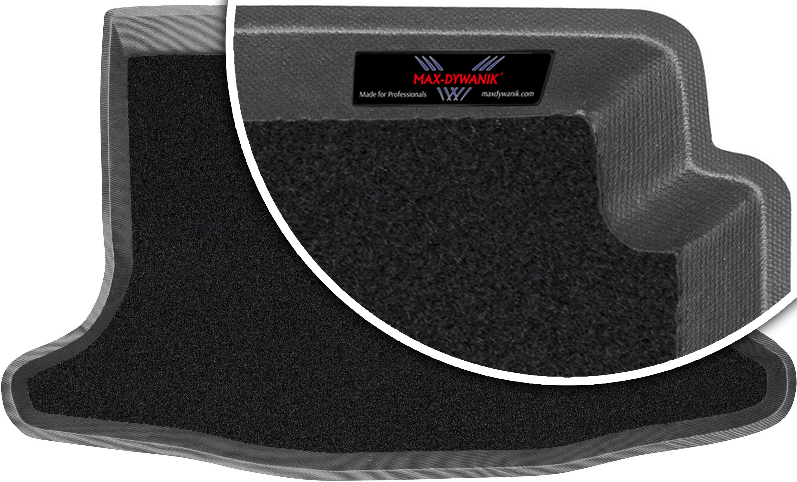 Nissan Pulsar Hatchback 2014-2018 Koberec do zavazadlového prostoru s velurovou podložkou